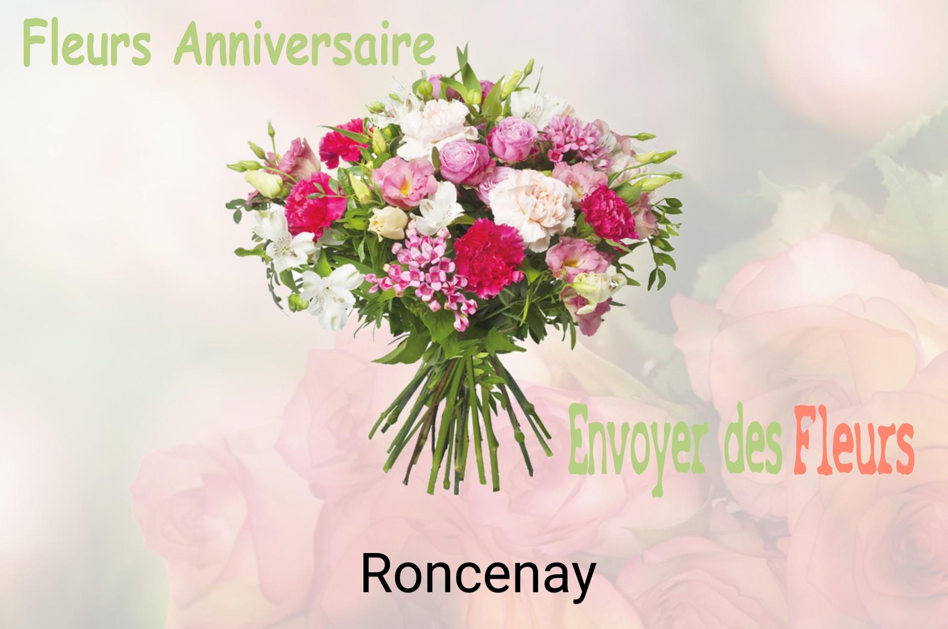 Bouquet de fleurs d’anniversaire livré à Roncenay